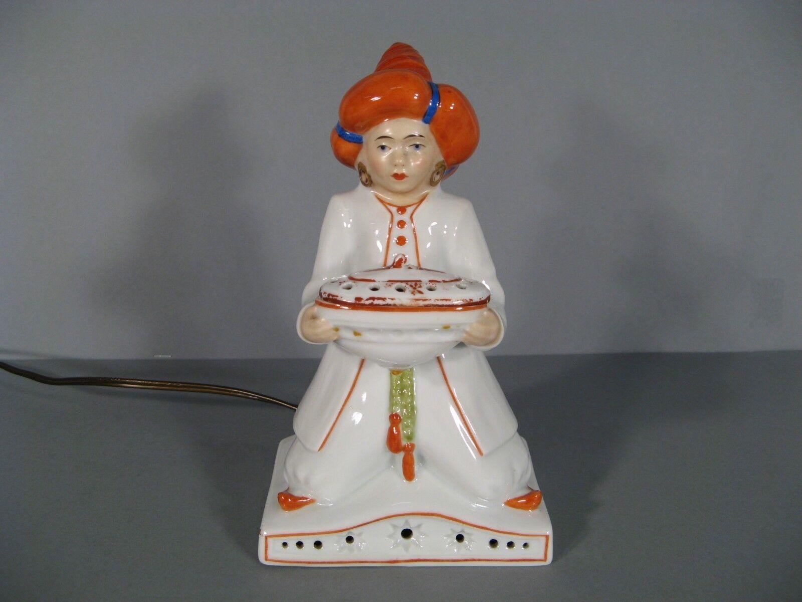 Antique Art Deco Aladdin Nightlight Perfume Burner -1Y96 5