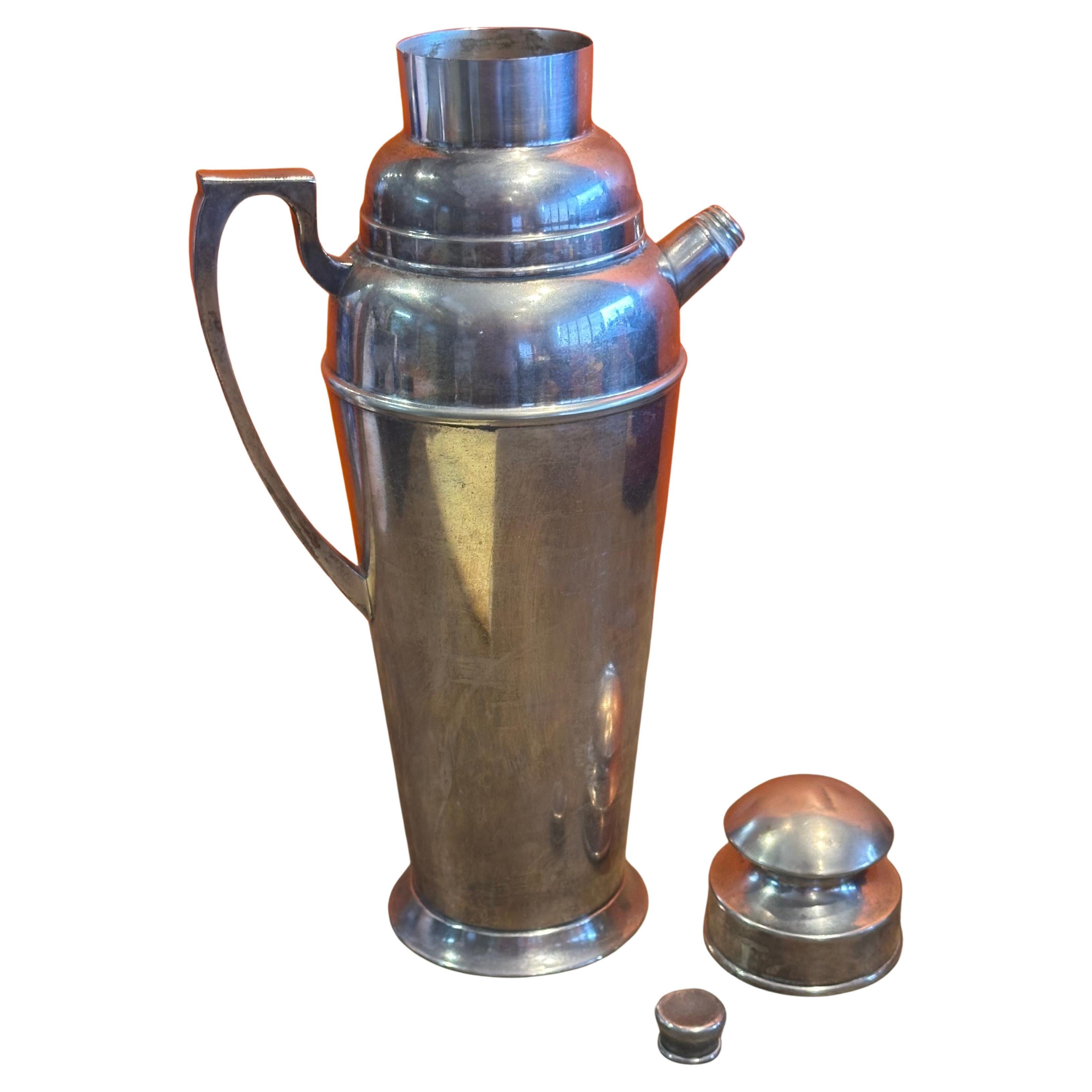 Americano Antico shaker da Martini in argento Art Deco 