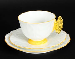 Antique Art Deco Aynsley Bone China Butterfly Tea Set 1920s