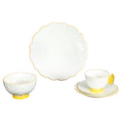 Antique Art Deco Aynsley Bone China Butterfly Tea Set 1920s