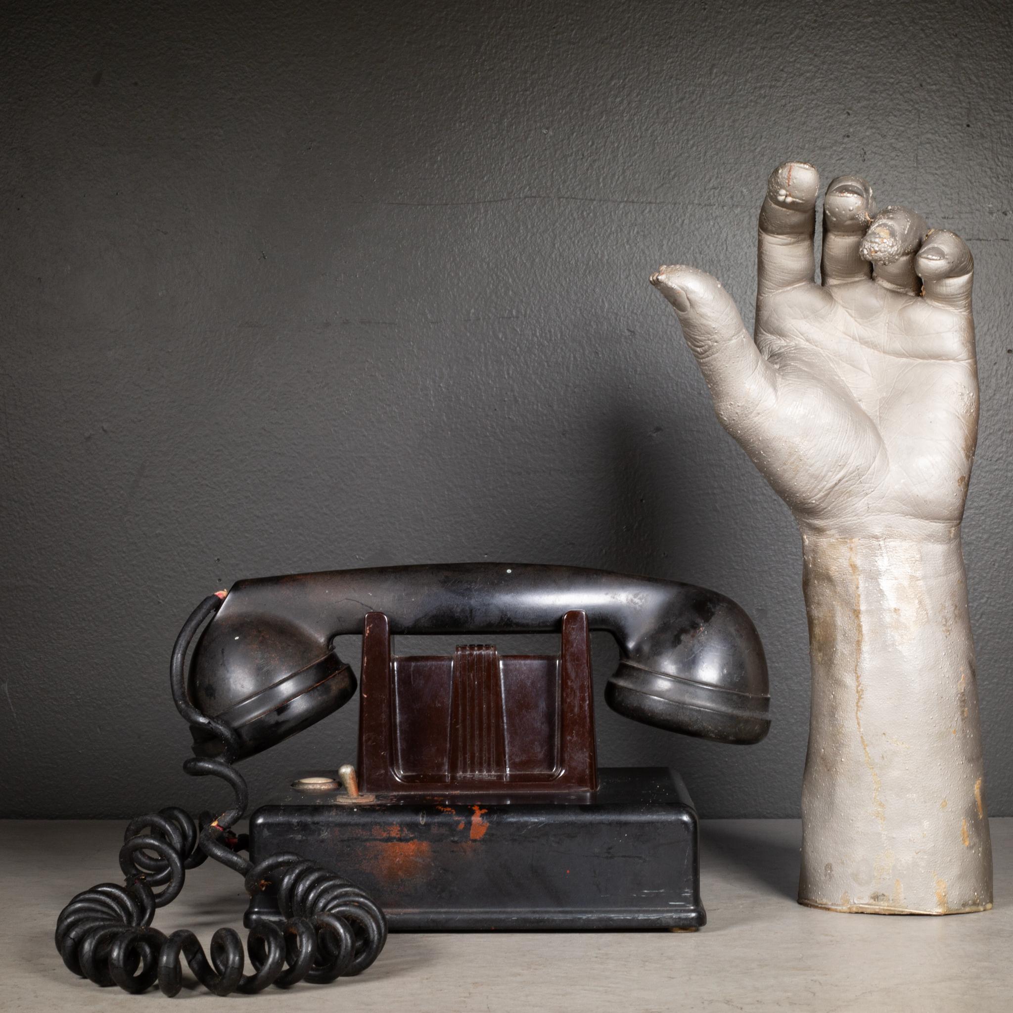 Antikes Art Deco Bakelite Hotel Dictophone-Schreibtisch Telefon aus Bakelit, um 1930 im Angebot 2