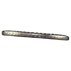 Antique Art Deco Belais 18K White Gold Engraved Wedding Band - Size 6 1/2