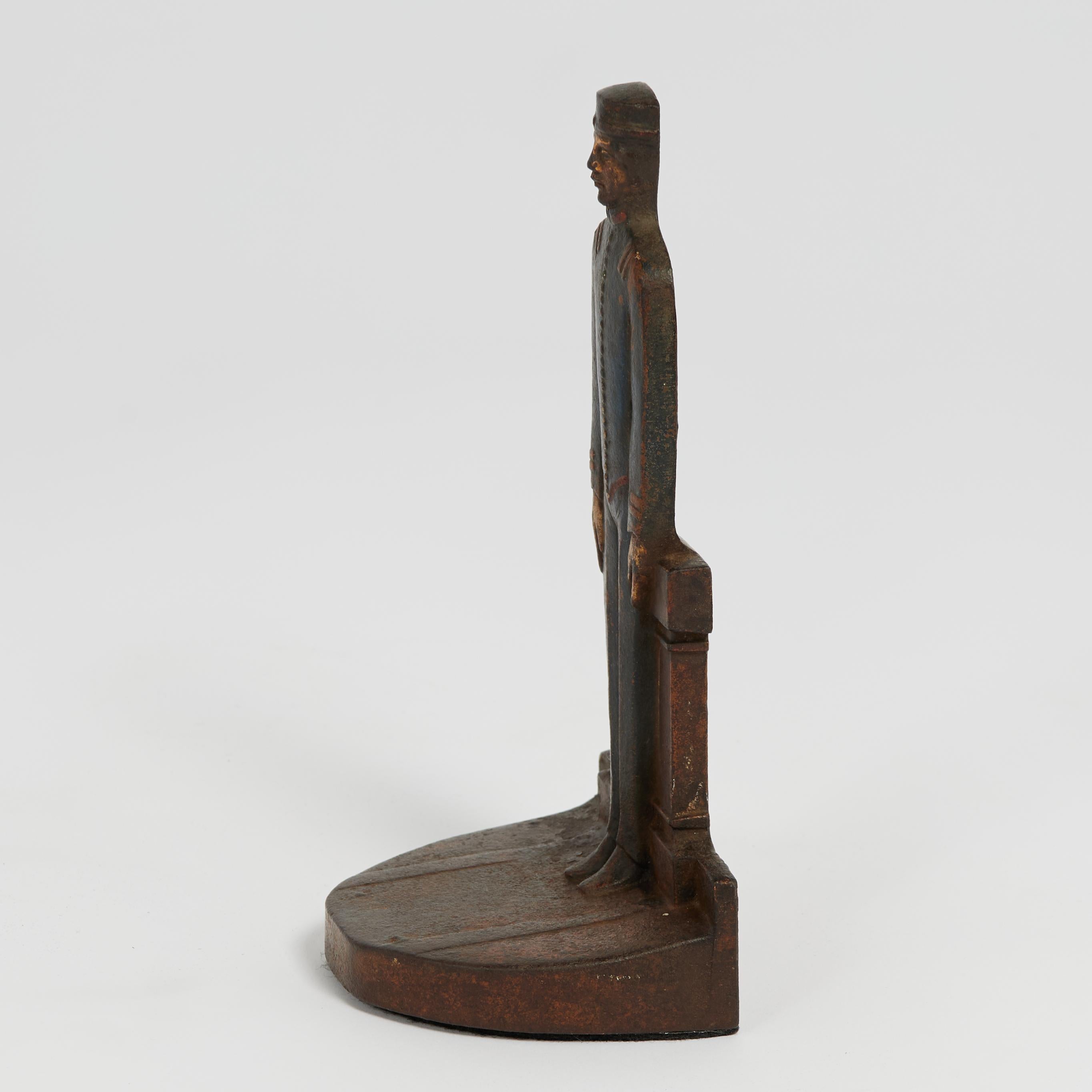 20th Century Antique Art Deco Bellhop Door Stop