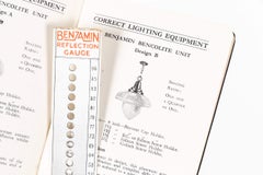 Antike Art Deco Benjamin 'Bencolite' Opalglas-Hängeleuchte, ca. 1930