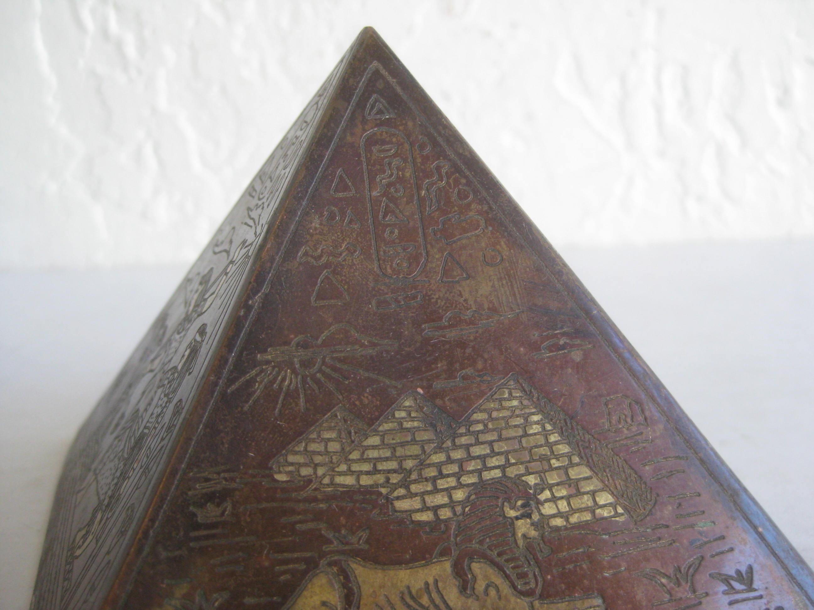 brass egyptian statue