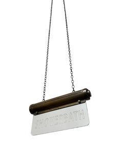 Antique Art Deco Brass Illuminated Advertising Cinema Showerbath Flambosign Sign