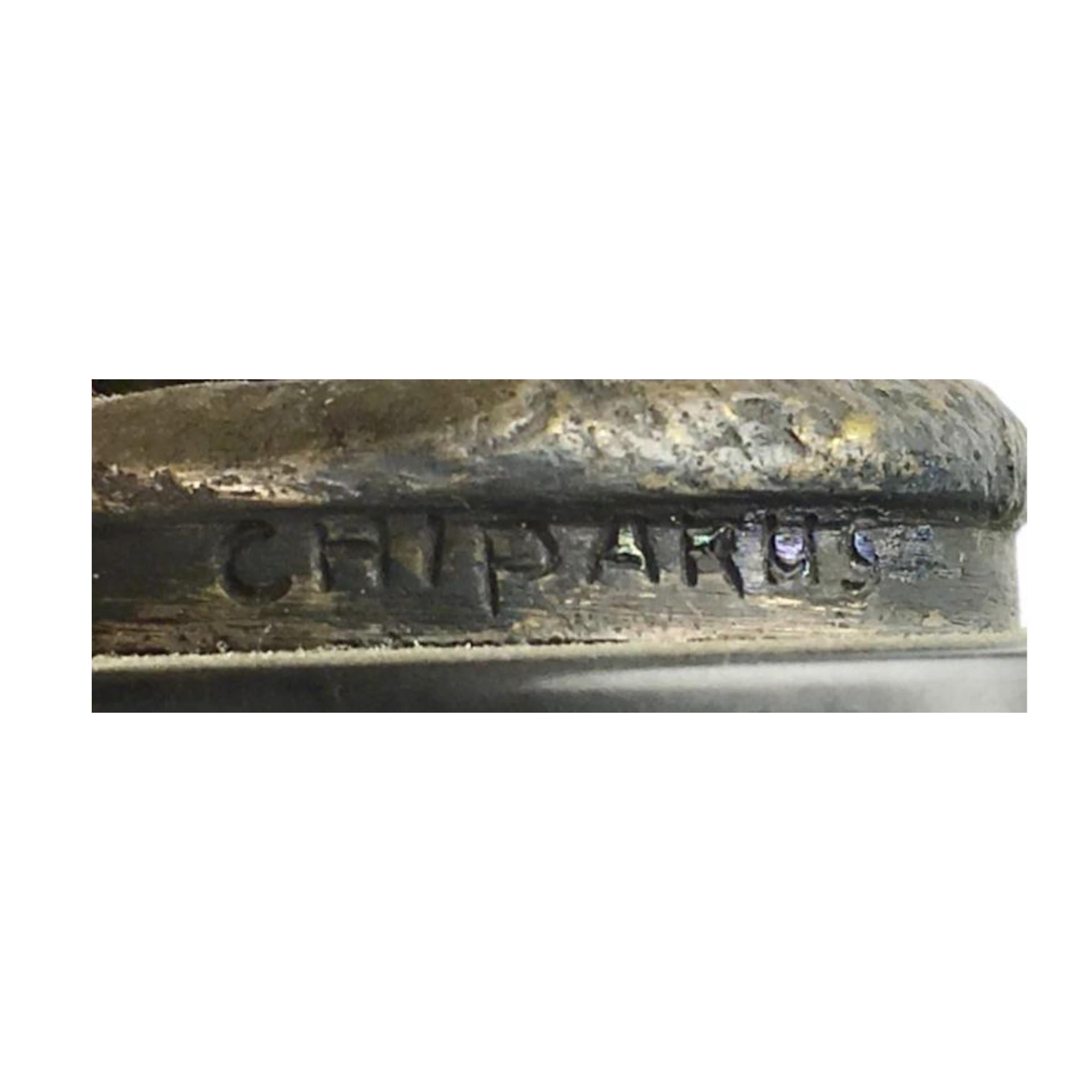 Lampe de sculpture Art déco ancienne Statue féminine nue en bronze Demetre Chiparus 1925 en vente 5