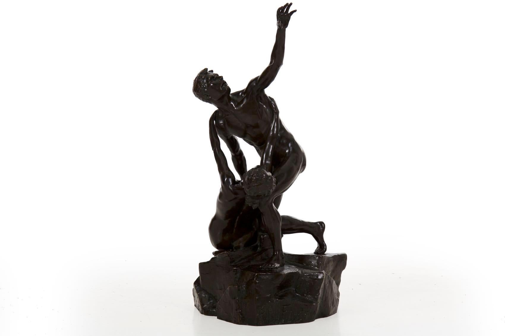 Antique Art Deco Bronze Sculpture by Else Fürst, (German, 1878-1943) 2