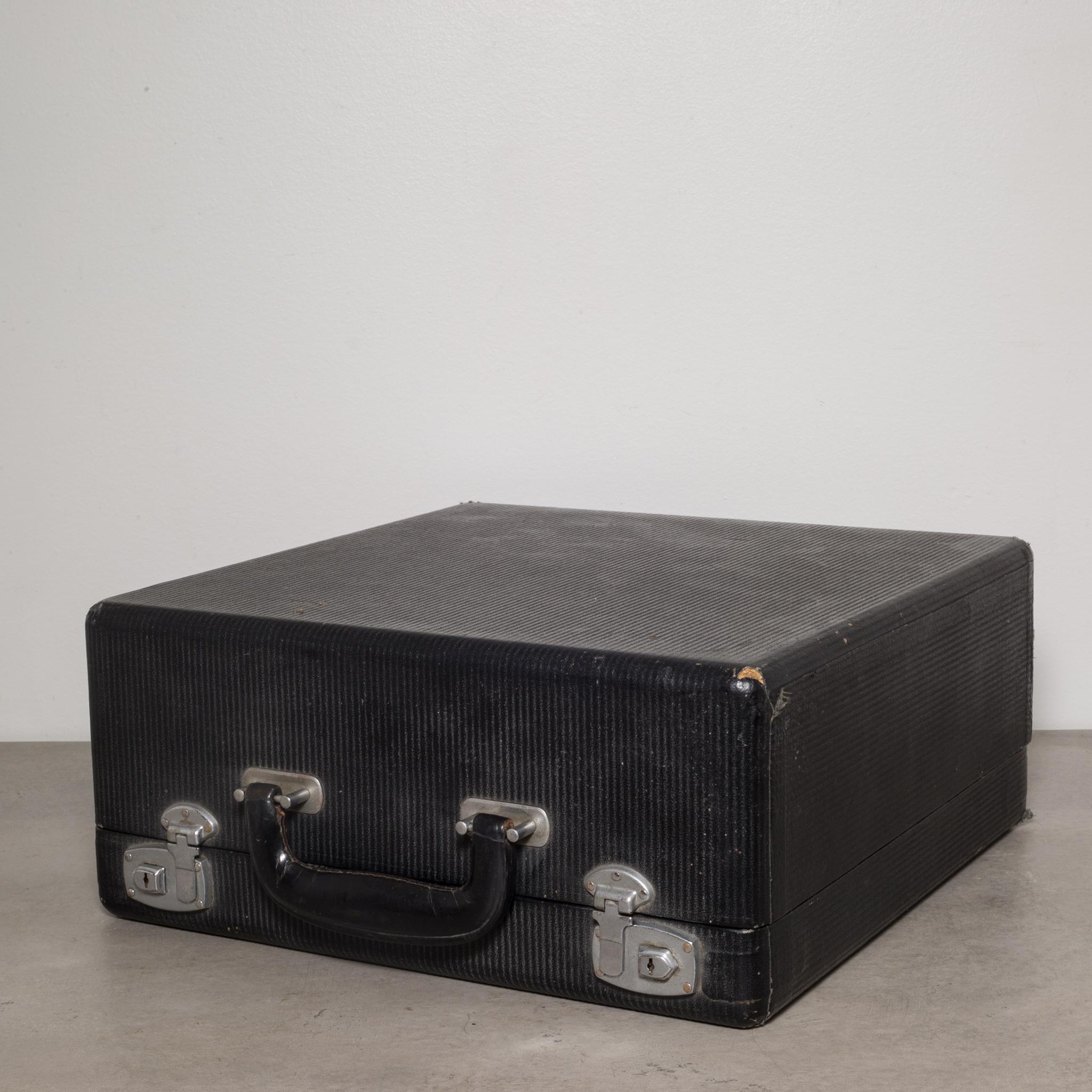 Antike Art-Déco-Tischschreiber in Burgunderrot „Silent“ von Smith Corona, um 1934 1