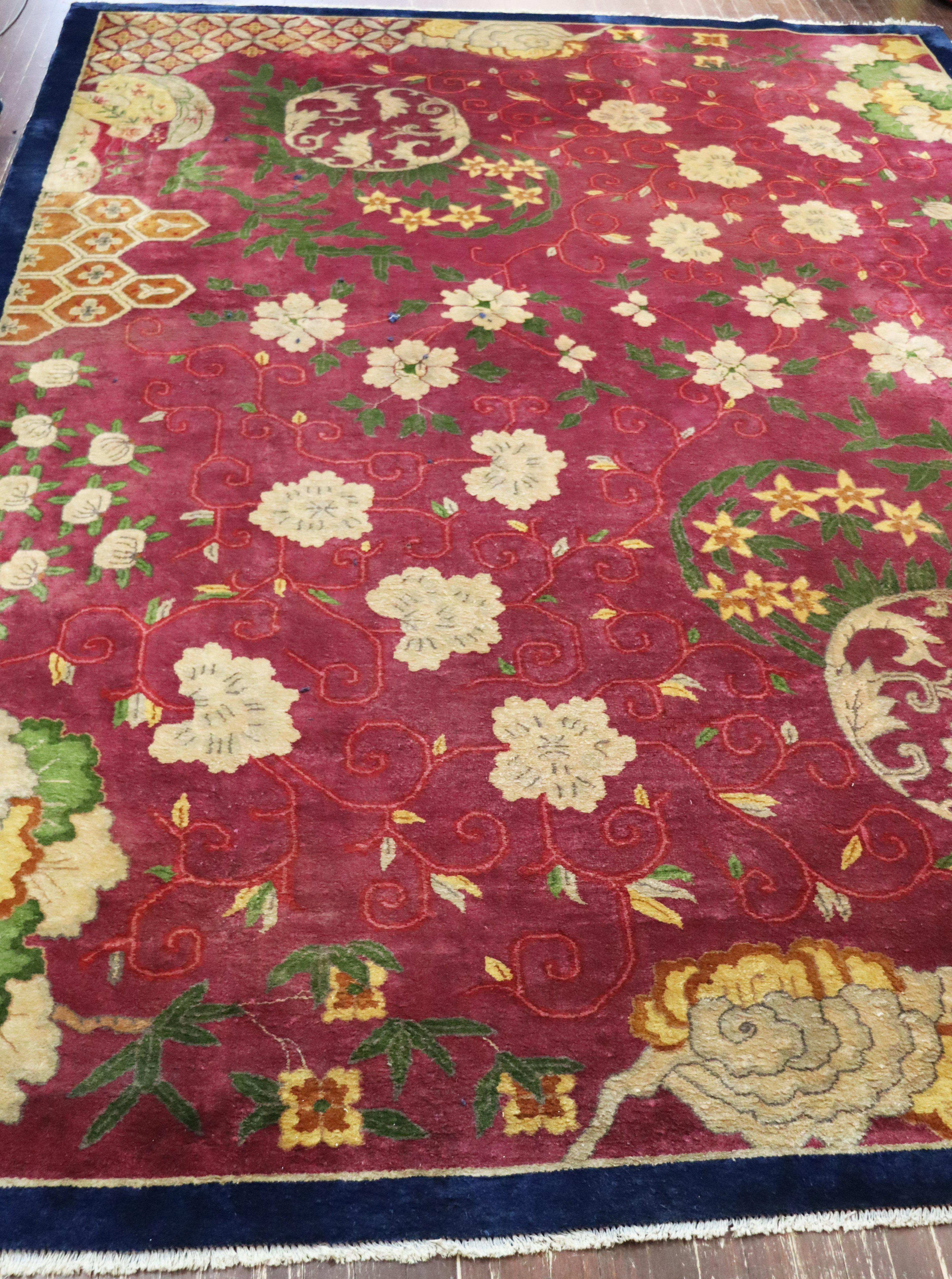 Antique Art Deco Carpet, Most Classic One 4