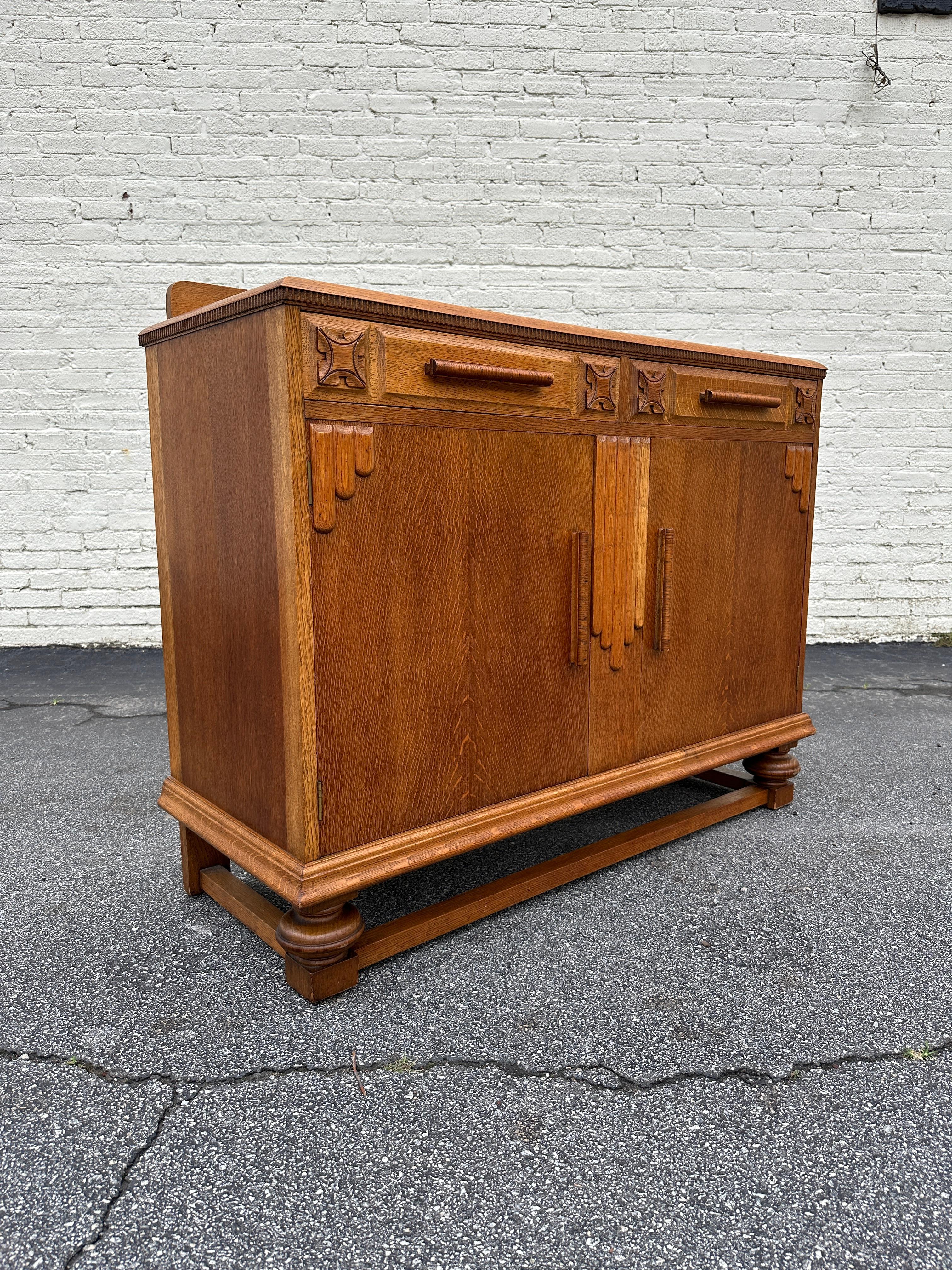 Antique Art Deco Chest of Drawers / Sideboard Buffet / Console, circa 1920s 4