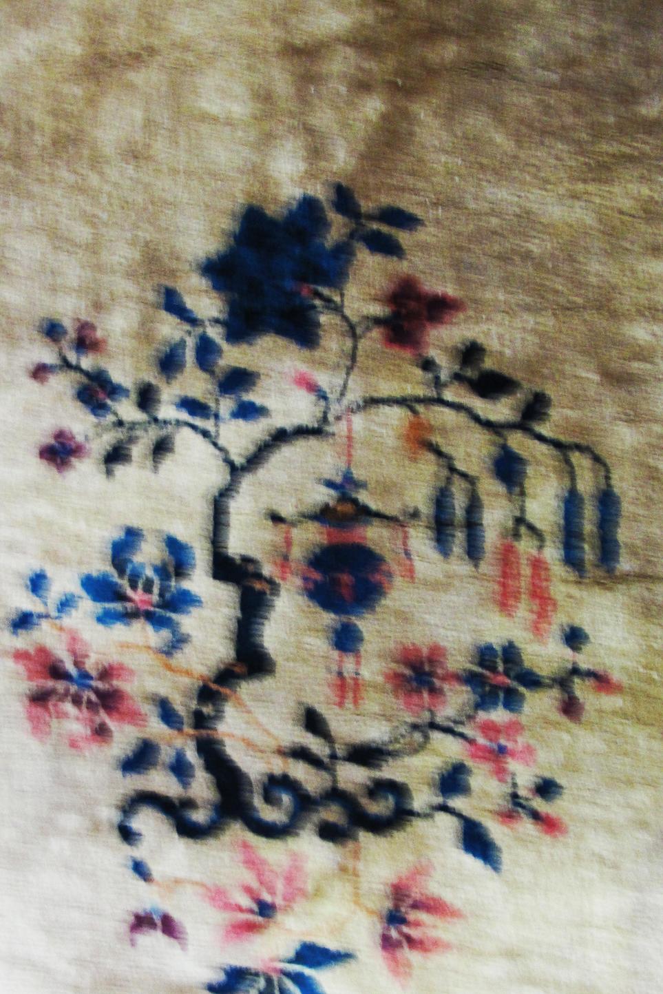Antique Art Deco Chinese Carpet For Sale 1