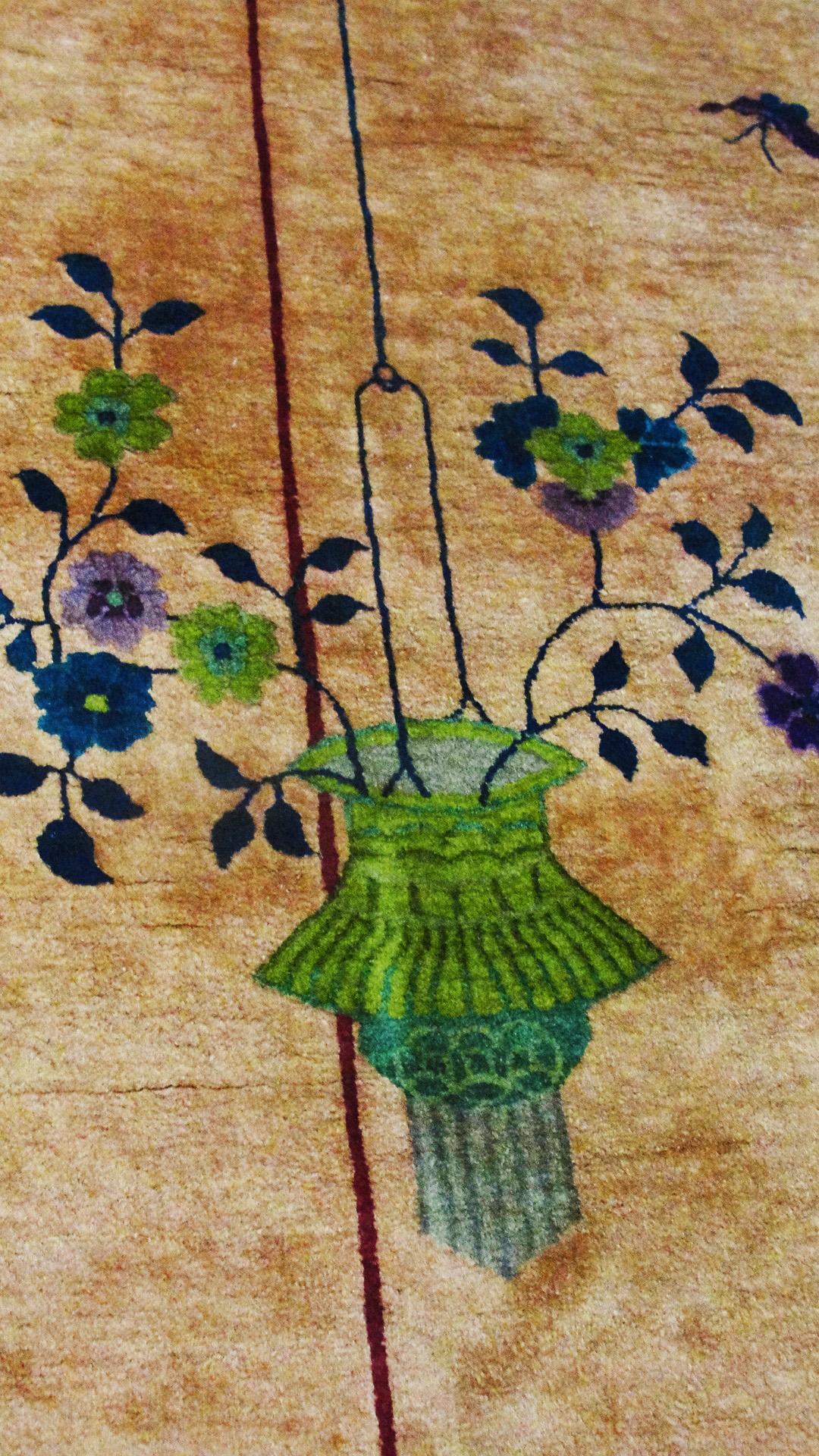 Antique Art Deco Chinese Carpet 1