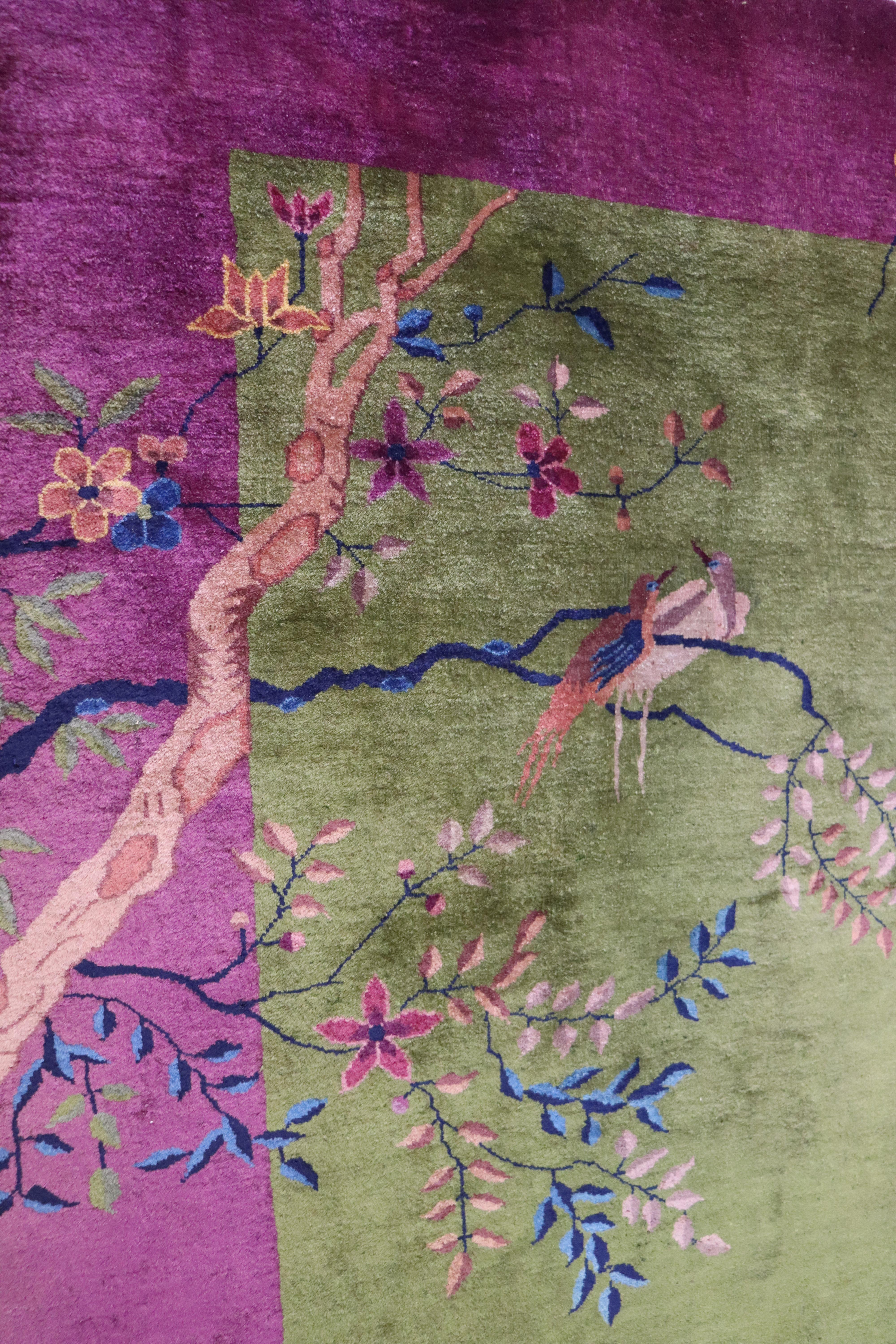 Antique Art Deco Chinese Carpet, a Dream Rug 2