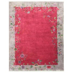 Antique Art Deco Chinese Carpet, Amazing