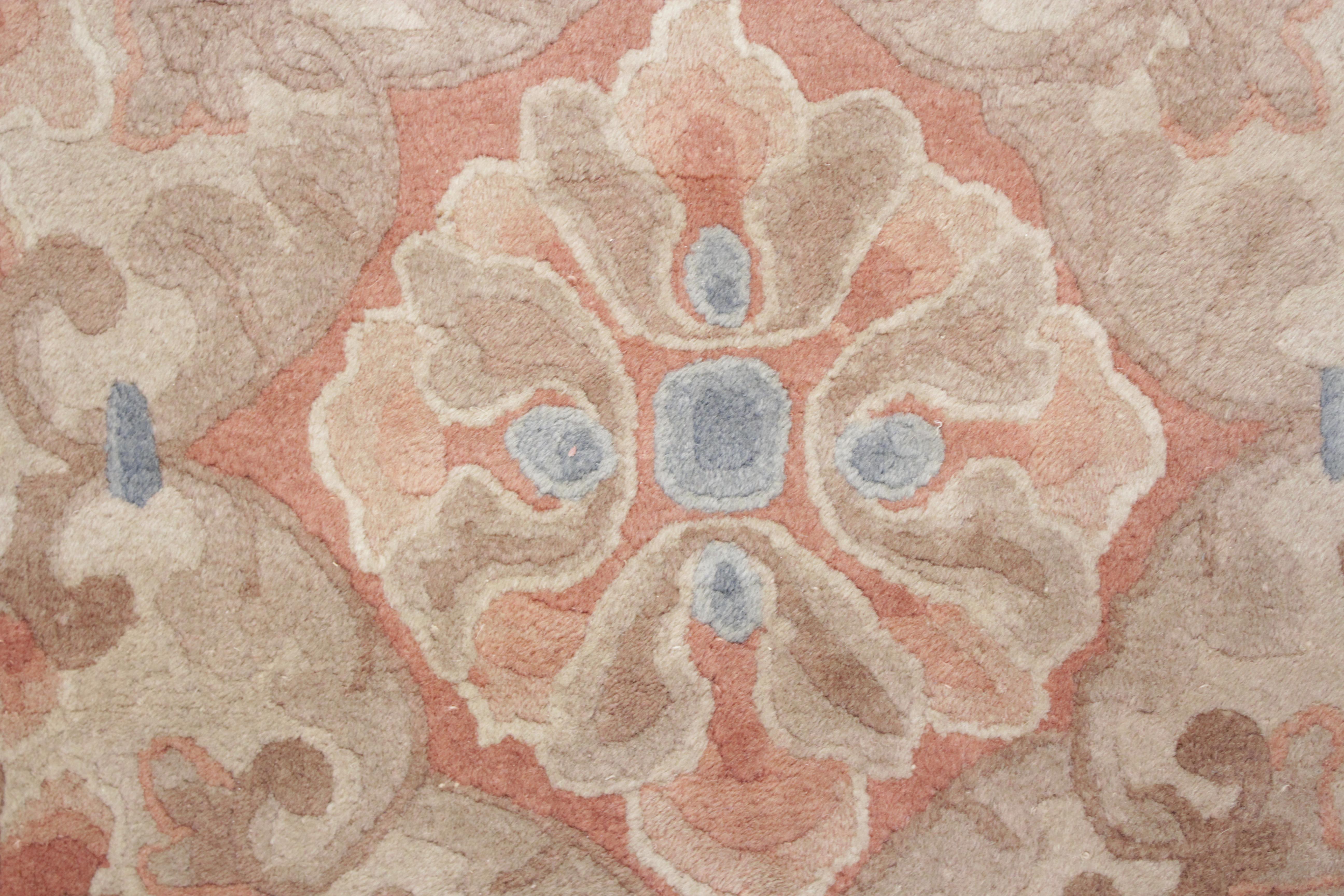 Early 20th Century Antique Art Deco Chinese Carpet by Helen Fette For Sale