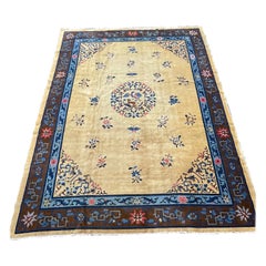 Tapis chinois Art Déco ancien, vers 1910