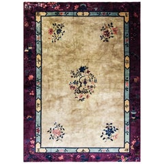 Antique Art Deco Chinese Carpet
