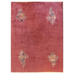 Antike Art Deco Chinese Carpet, 8'8" x 11'8"