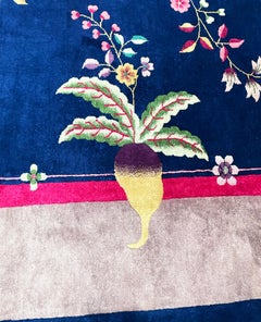 Antique Art Deco Chinese Carpet, Richness, circa 1920, #17399