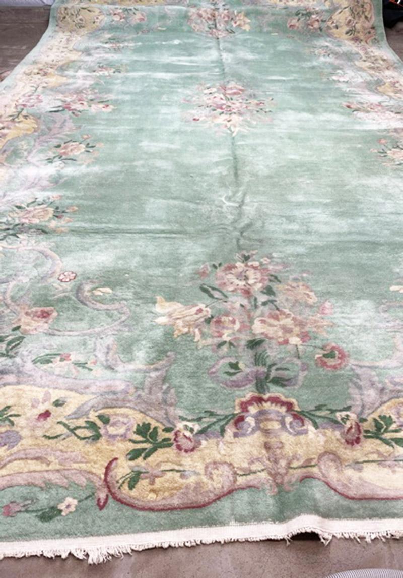 20th Century Vintage/Antique Art Deco Chinese Oriental Carpet, Over Size 11'8 x 19'8