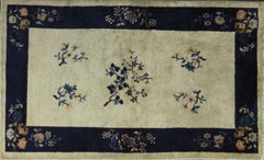 Antique Art Deco Chinese peking Rug, 4' x 6'9"