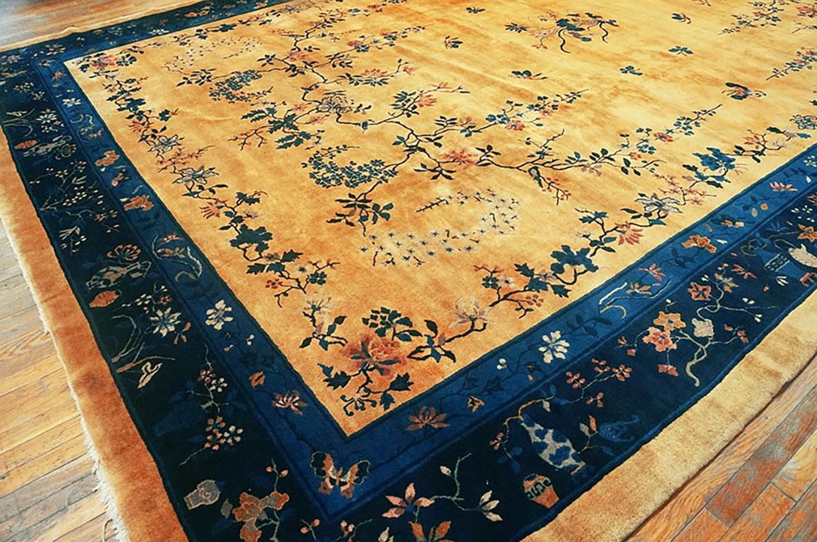 1920s Chinese Art Deco Carpet ( 12'2
