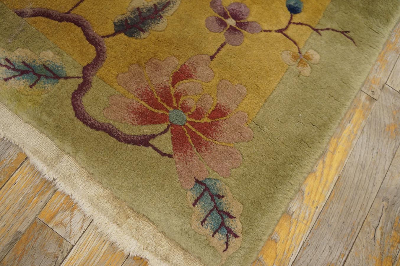 1920s Chinese Art Deco Carpet ( 2' x 3' - 60 x 90 ) For Sale 8
