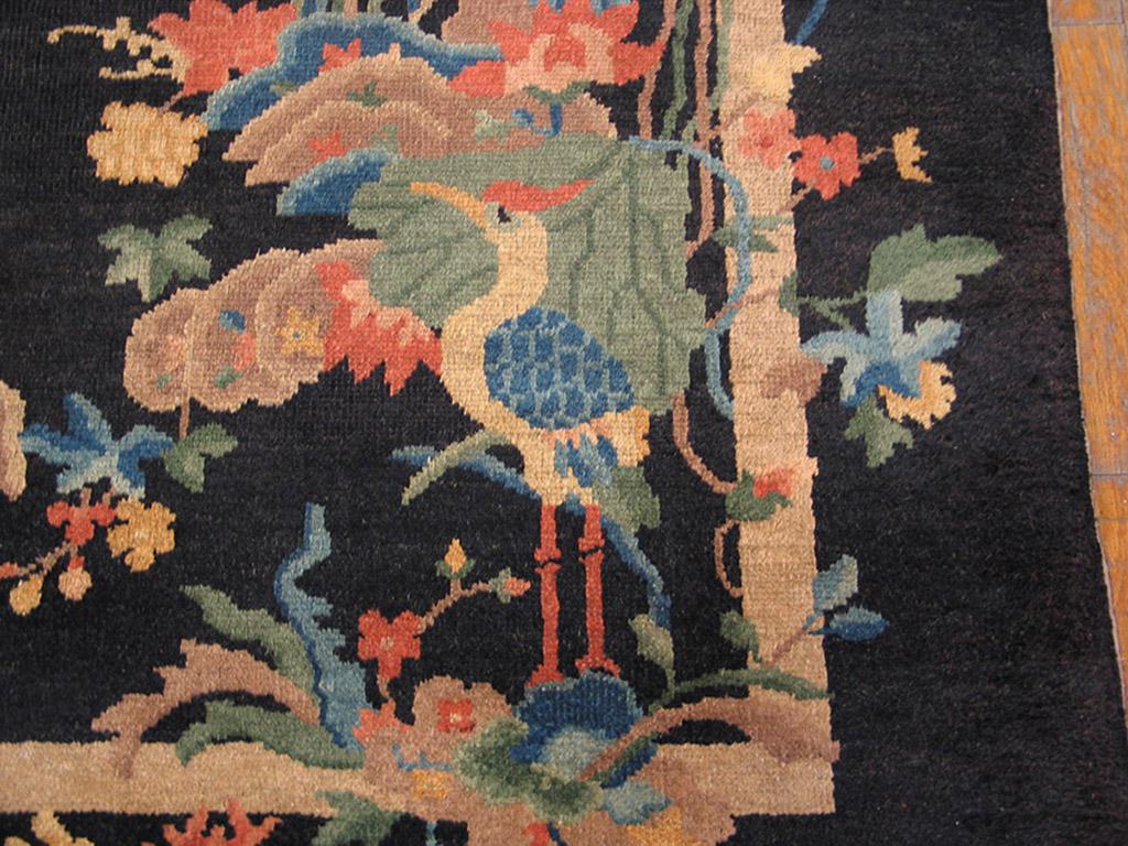 Early 20th Century Antique Art Deco Chinese Rug For Sale