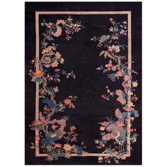 Tapis chinois Art Déco ancien