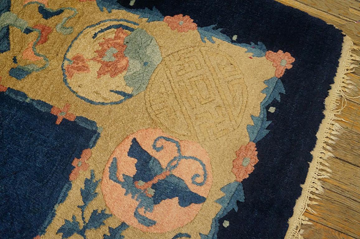 Wool 1920s Chinese Peking Carpet ( 6' 10
