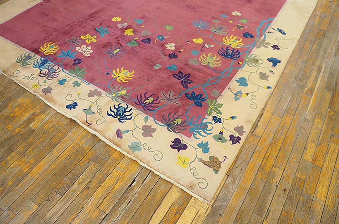 Antique Art Deco Chinese Rug In Good Condition In New York, NY