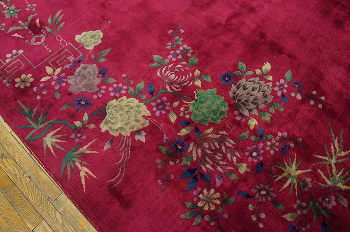 Antique Art Deco Chinese Rug In Good Condition In New York, NY