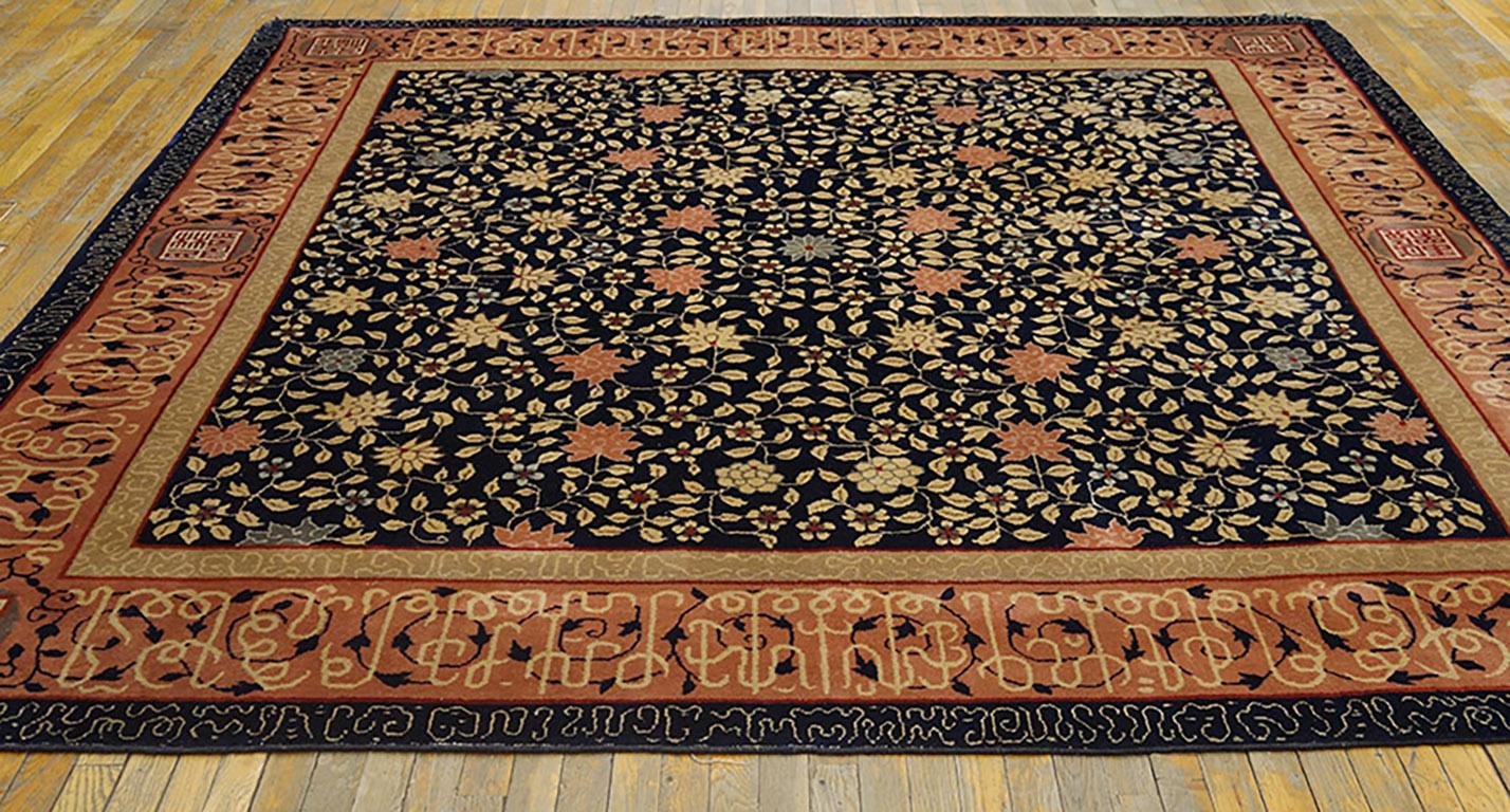 Antique Art Deco Chinese rug, measures 8'6