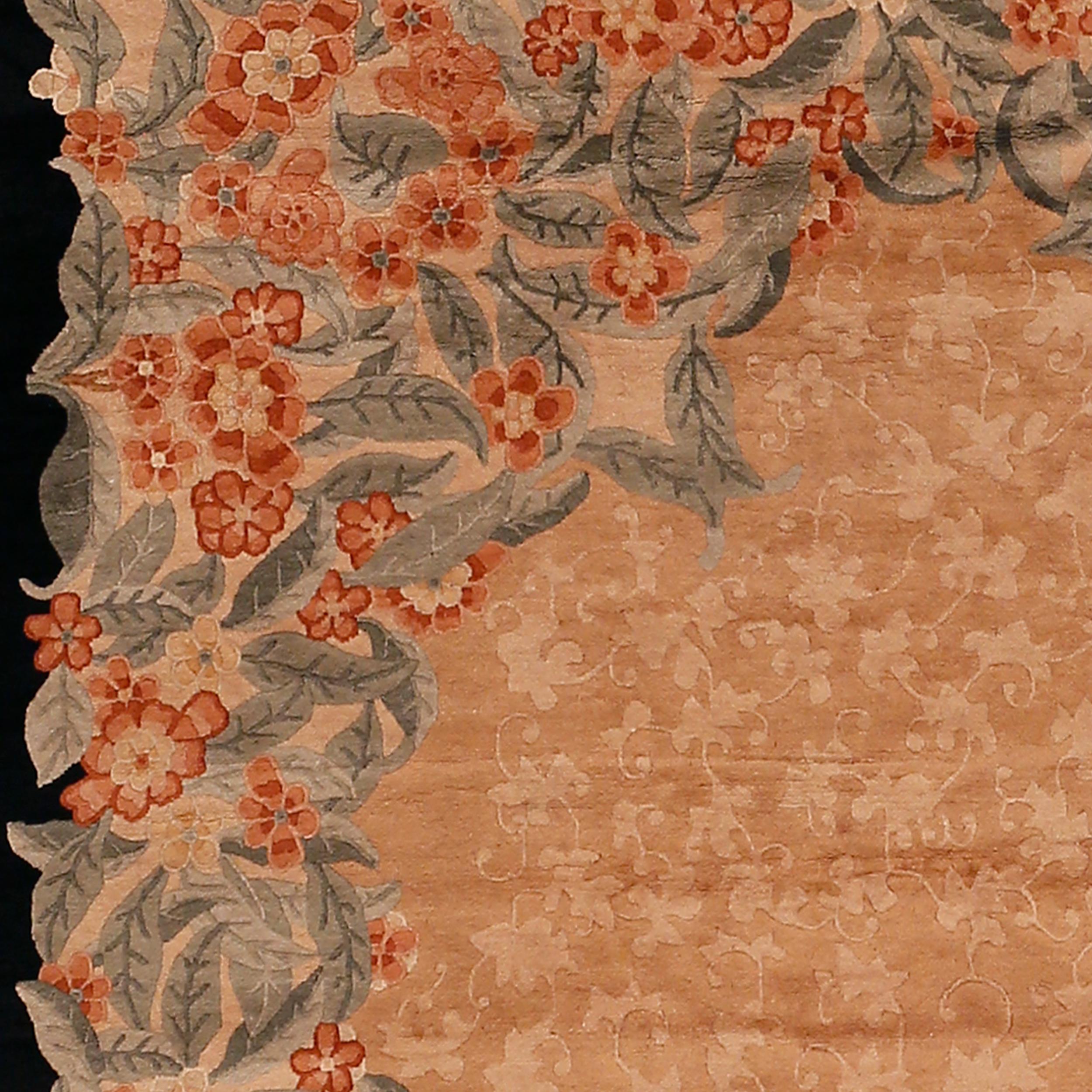 Early 20th Century Antique Art Deco Chinese Rug by Helen Fette