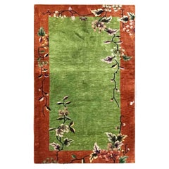 Tapis chinois Art déco ancien, vers 1920