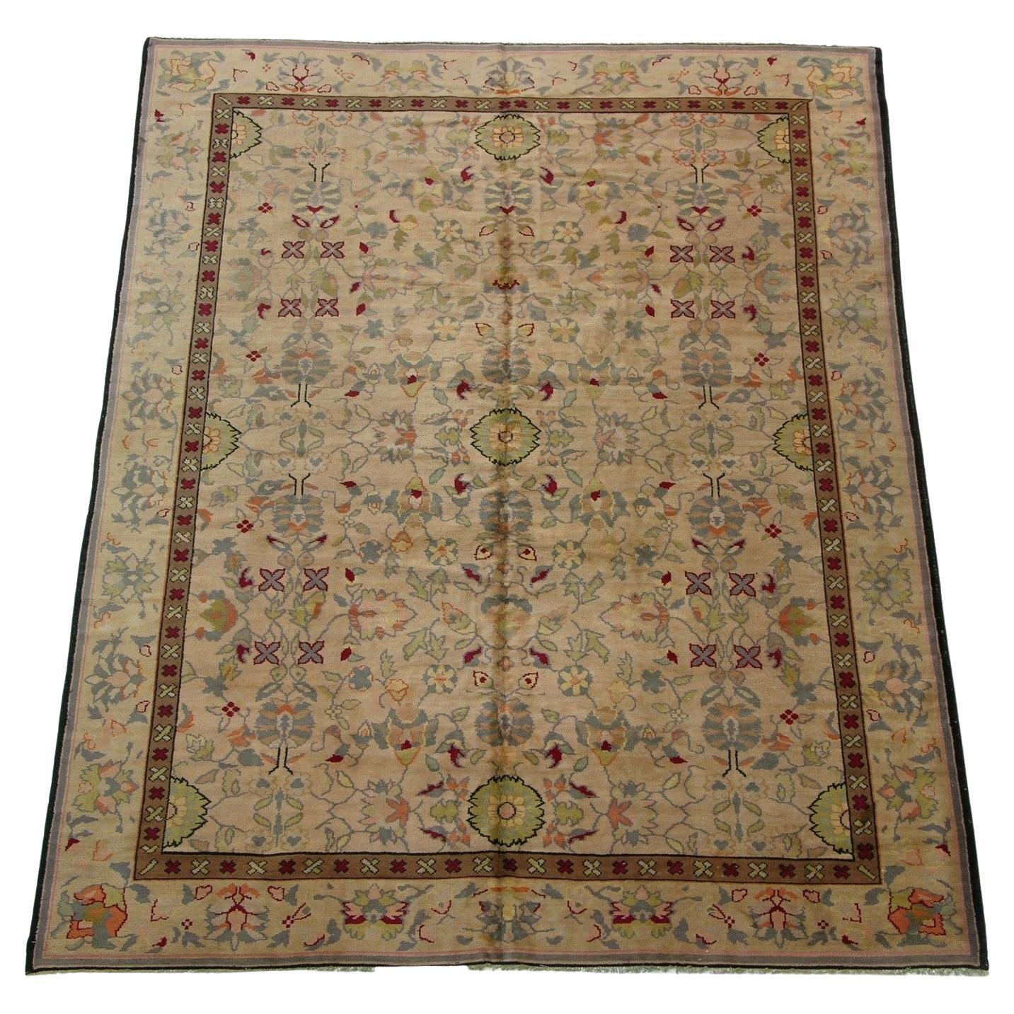 Antique Art Deco Chinese Rug Circa 1900 For Sale