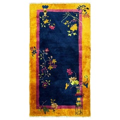 Antique Art Deco Chinese Rug, circa 1920, #17408