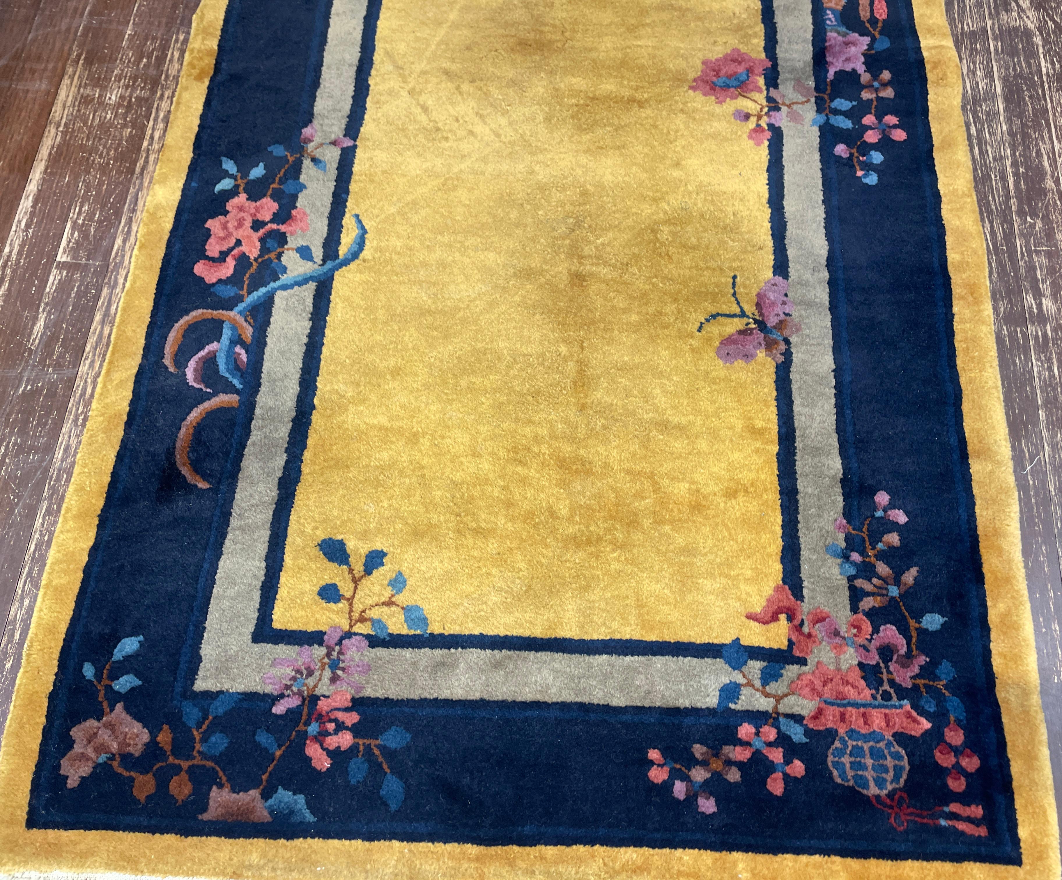 20ième siècle Tapis chinois Art déco ancien en vente