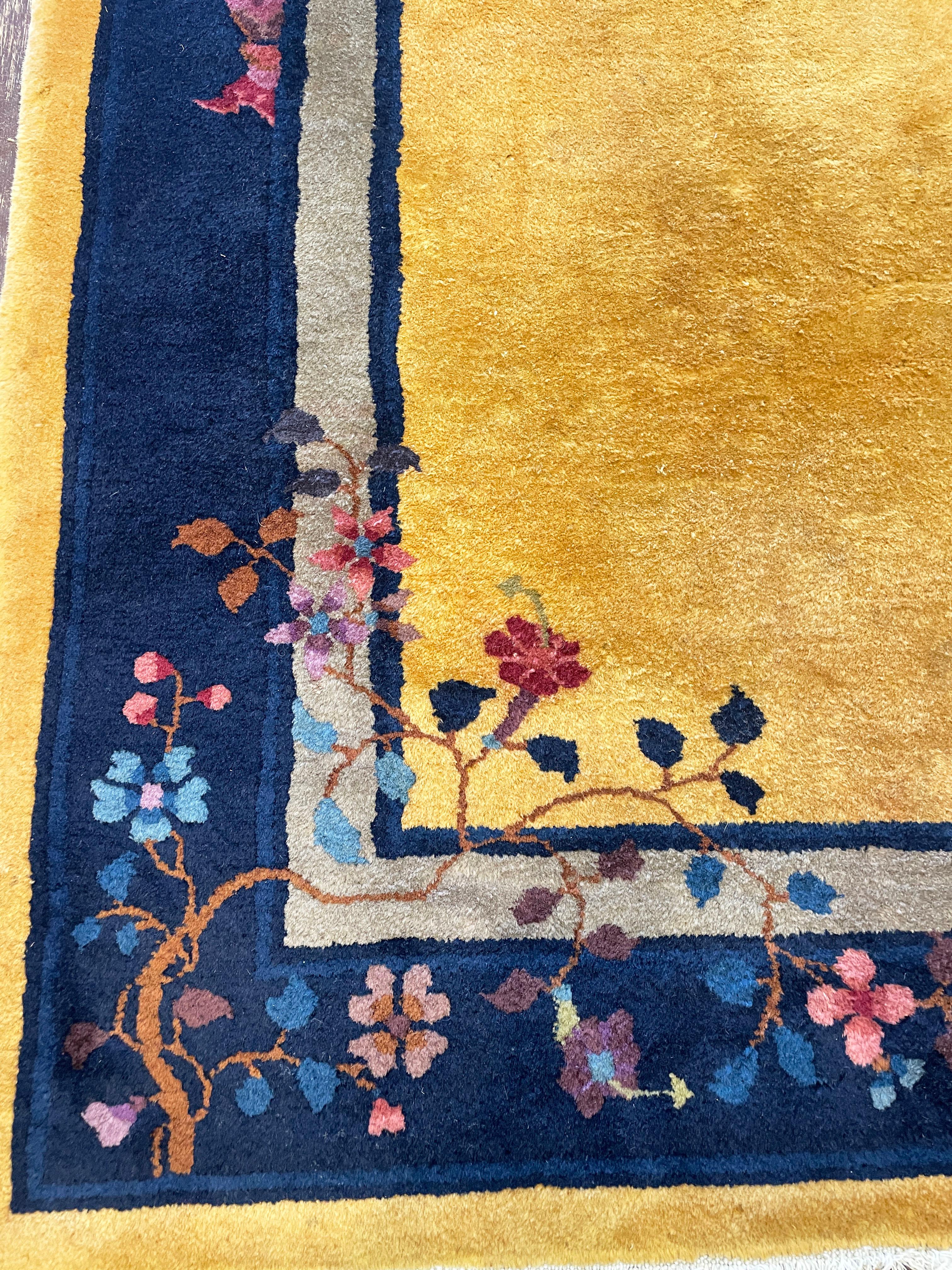 Tapis chinois Art déco ancien en vente 2