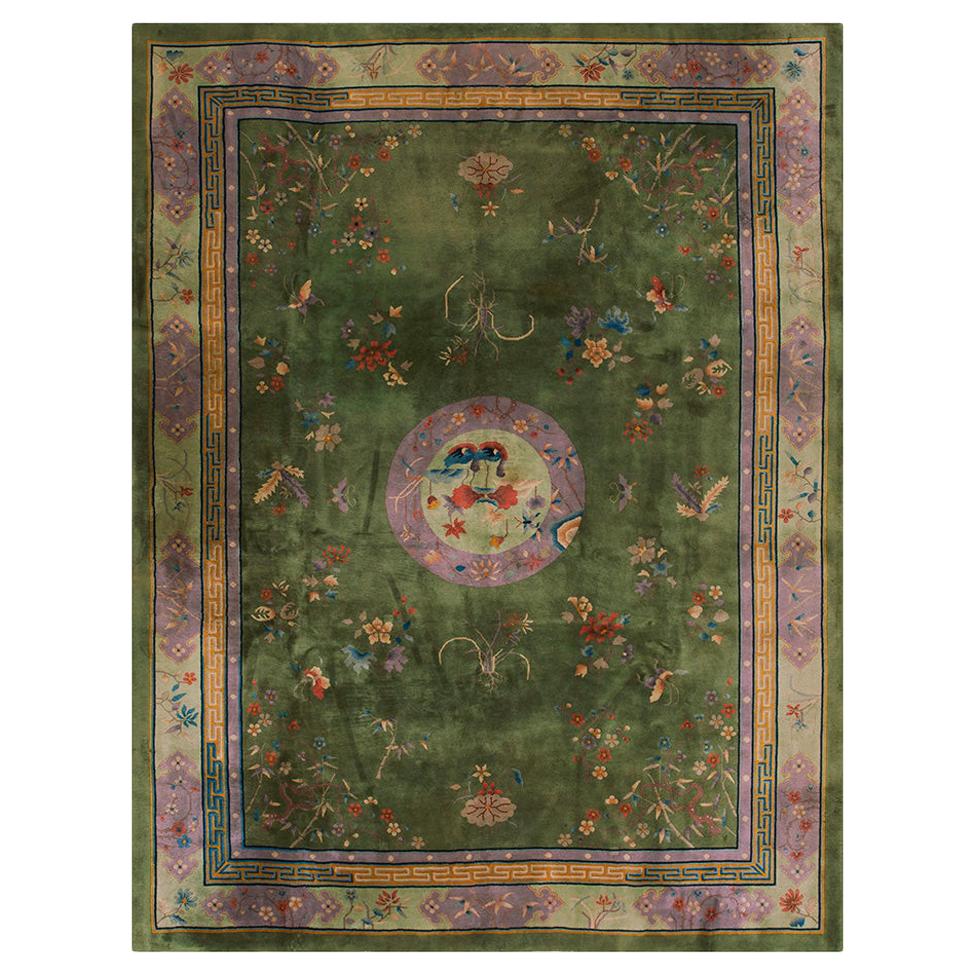 1920s Chinese Art Deco Carpet ( 8'9" x 11'6" - 266 x 350 )