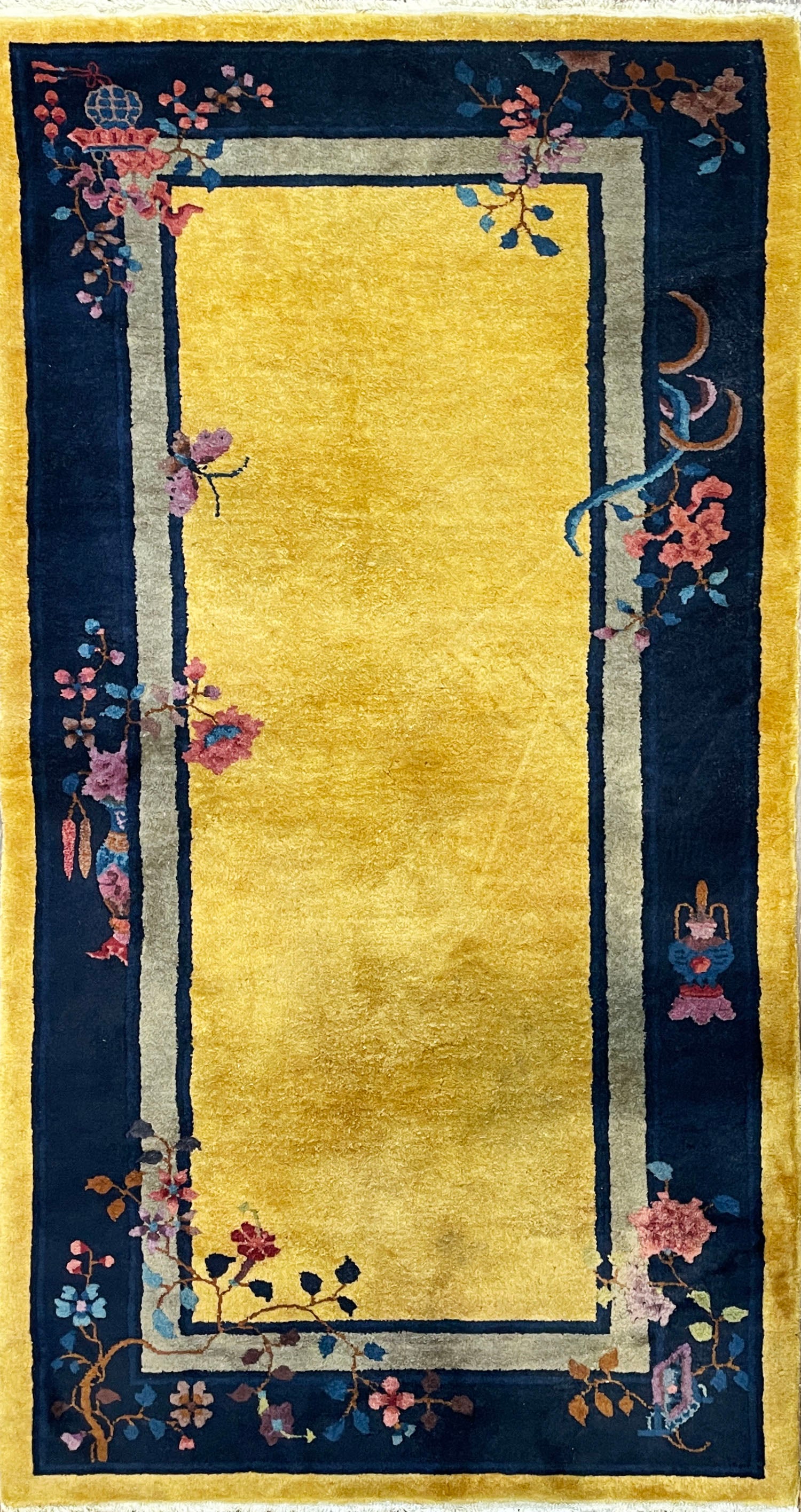 Tapis chinois Art déco ancien en vente