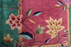 Antique Art Deco Chinese Rug, Hidden Treasure
