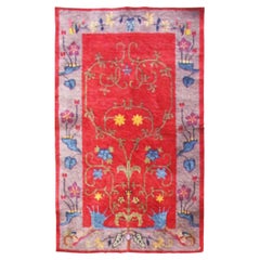 Antique Art Deco Chinese Rug, Kings And Dynasty