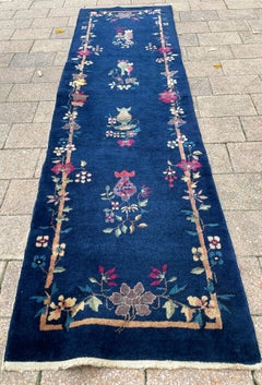Antique Art Deco Chinese Runner, Elegance