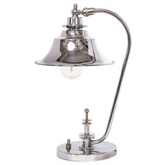Antique Art Deco Chrome Table Lamp Antique Art Deco Chrome Table Lamp