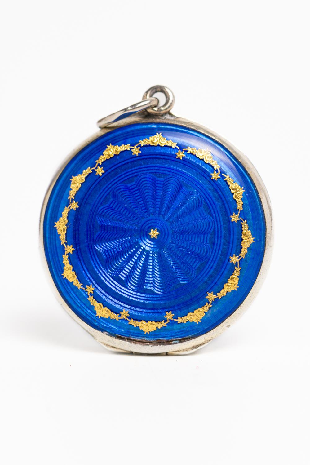 blue locket