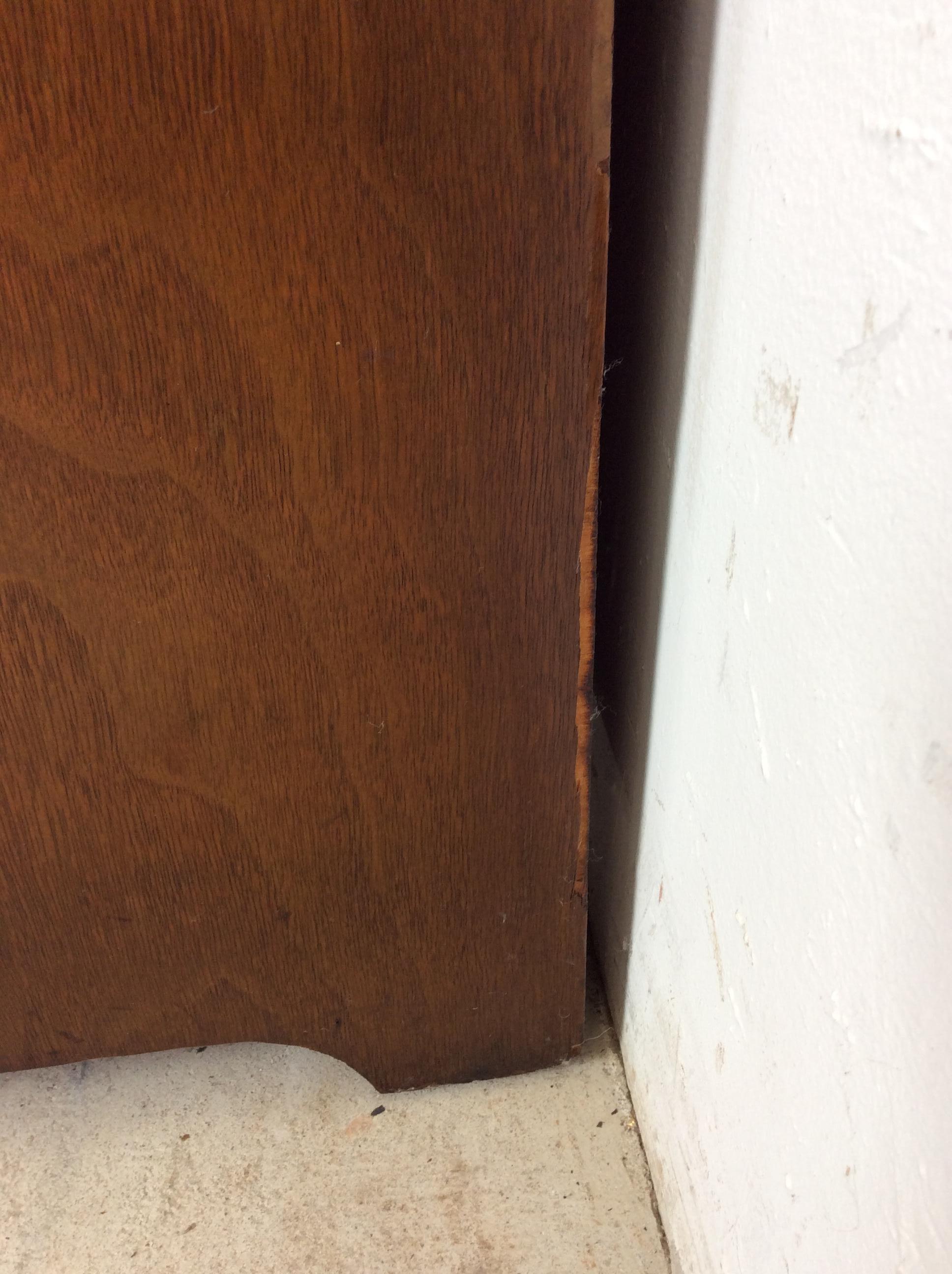 Antica credenza compatta Art Deco con piano a cascata in vendita 8