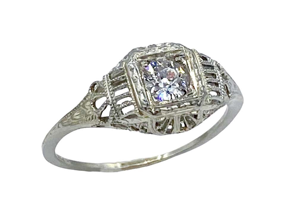 1920s Wedding Rings - 225 For Sale at 1stDibs | antique wedding bands ...