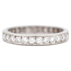 Bague d'éternité Art déco ancienne sertie de diamants, 2,00 carats — CIRCA 1920
